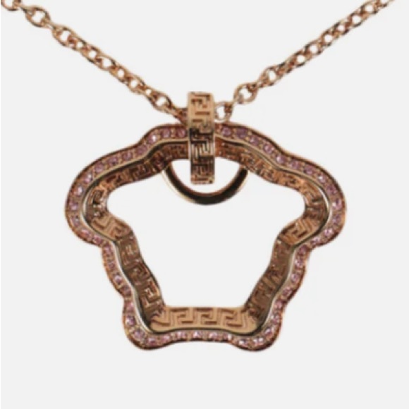 Versace Crystal Medusa Necklace - Picture 2 of 5
